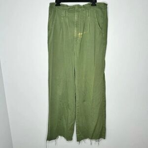 Boyish wide leg green jeans size 31